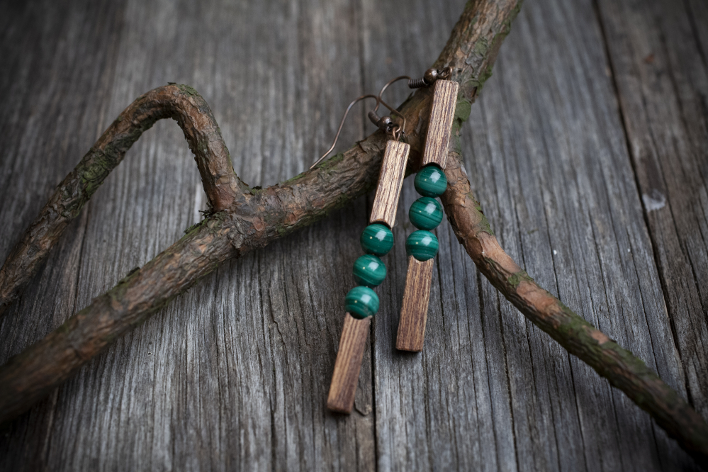 Серьги "Лесная сказка"